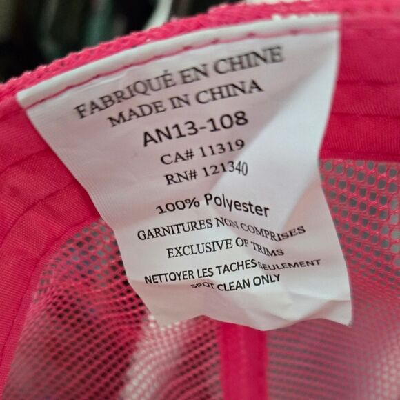 Garage pink and white snapback hat new! - Picture 3 of 5